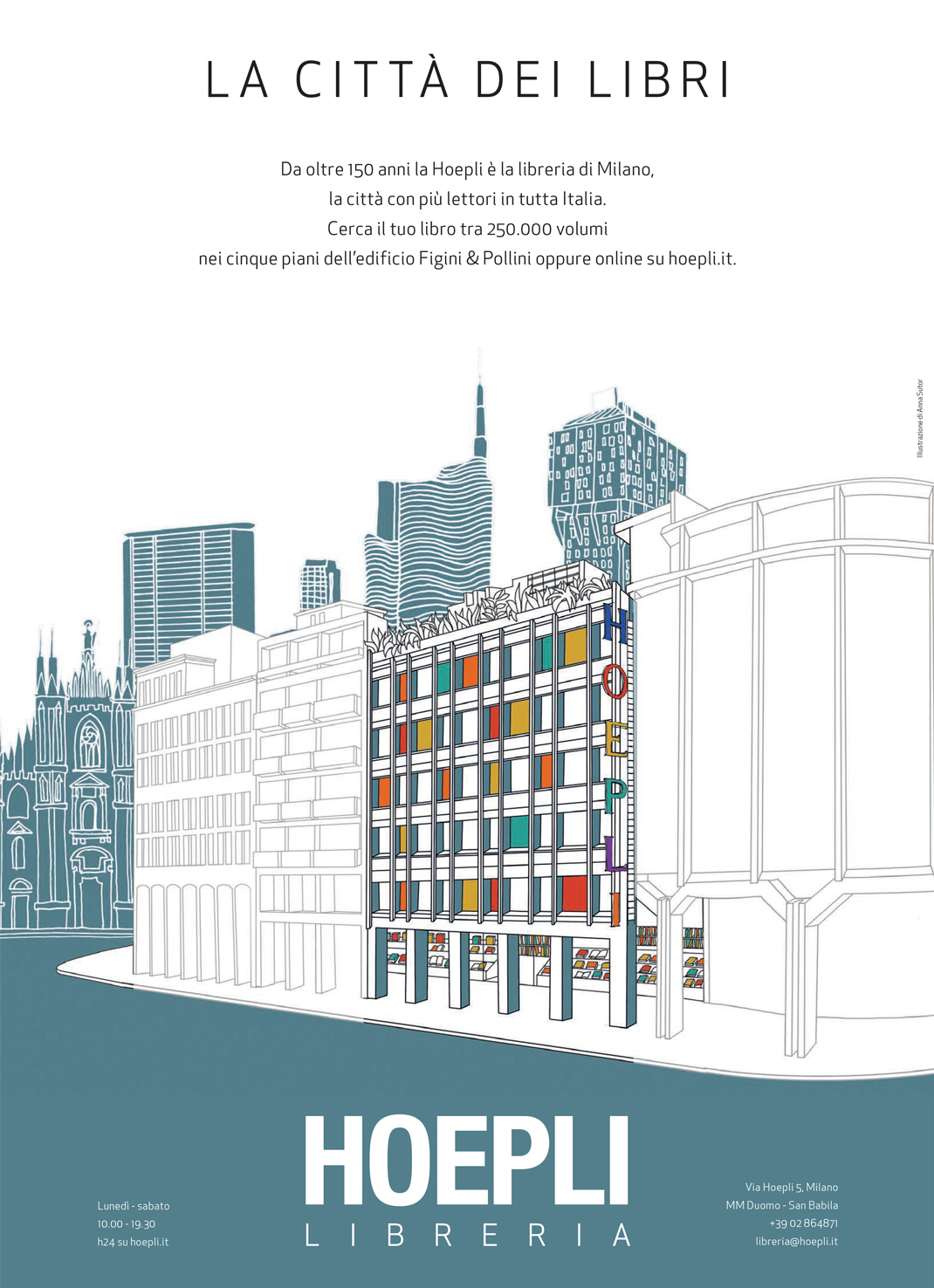 Hoepli campagna pubblicitaria