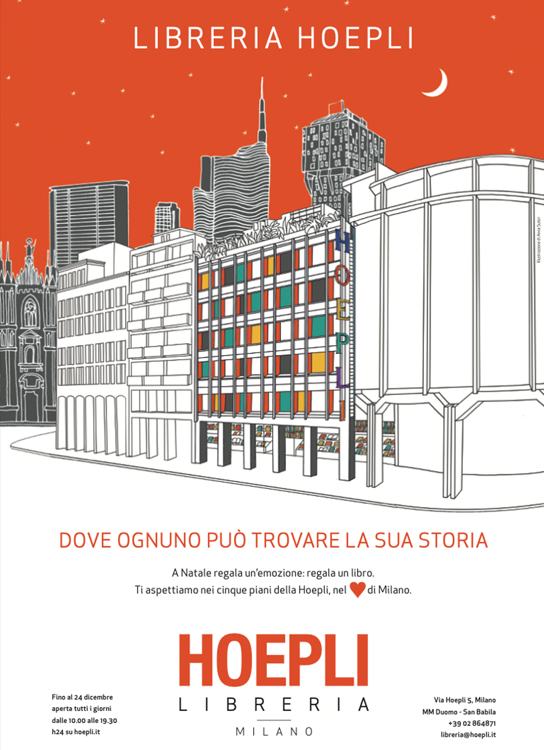 hoepli campagna pubblicitaria anna sutor